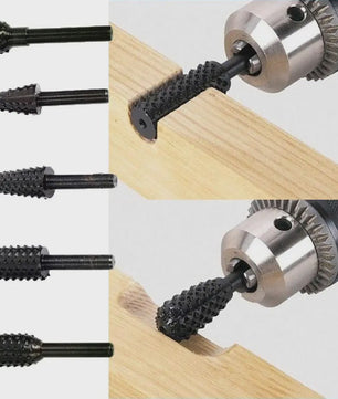 5-delige Houtsnijset Boren - Rotatie Burr Bits voor Houtbewerking