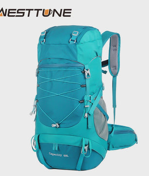 WESTTUNE 50L Wandelrugzak met Regenhoes - Multifunctionele Outdoor Rucksack