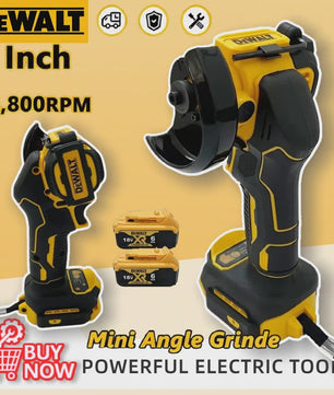 DEWALT 3-Inch Accu Haakse Slijper - Krachtige Snoerloze Metaalbewerking & Polijstmachine