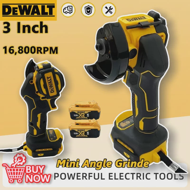 DEWALT 3-Inch Accu Haakse Slijper - Krachtige Snoerloze Metaalbewerking & Polijstmachine