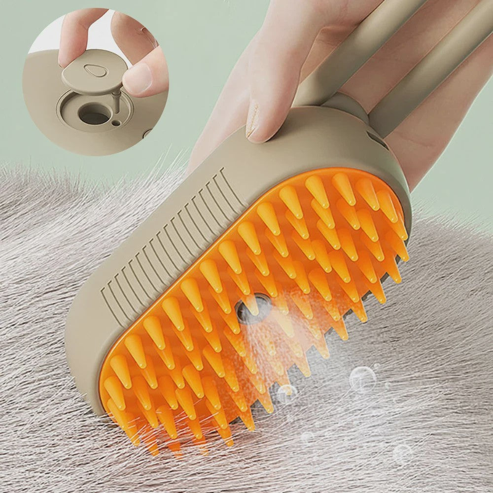 Vernevelende Honden- en Kattenborstel met Massagefunctie