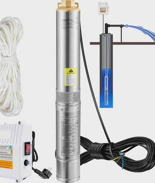 Dompelpomp RVS - Krachtige Waterpomp voor Diepe Putten (370W-1100W)