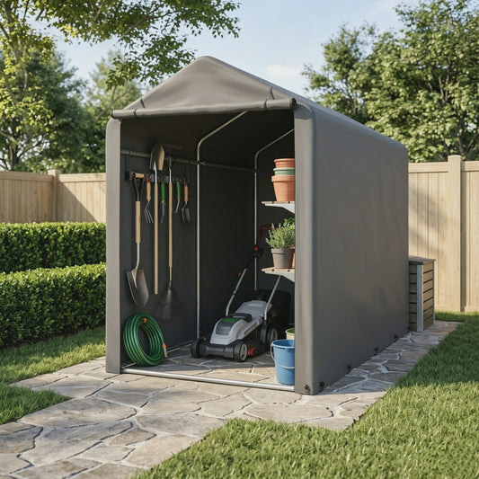Robuuste Garage Carport 100x187x160cm - Waterdicht, UV-bestendig & Winddicht