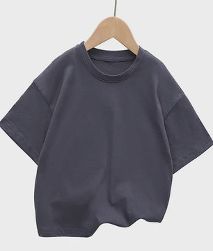 Zomer T-shirt Kinderen Korte Mouw Katoen - Trendy & Comfortabel voor Jongens & Meisjes (2-12 Jaar)