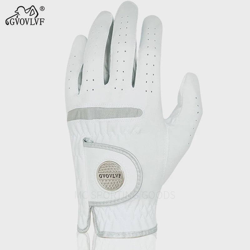 Heren Golfhandschoen met Magnetische Marker - Ademend Microvezel