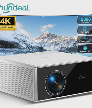 ThundeaL TDA7W 4K Projector: Full HD 1080P, Android 13, WiFi 6 & 32GB - Home Theater & Outdoor Bioscoop