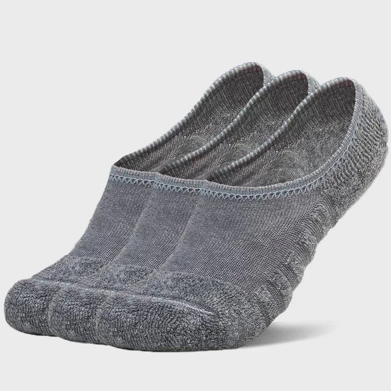 5 Paar Heren Invisible Sokken Katoen met Terry Bodem & Anti-Slip - Maat 41-45