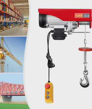 Elektrische Takel 800/1000kg - Krachtige Lier voor Werkplaats, Magazijn & Bouw