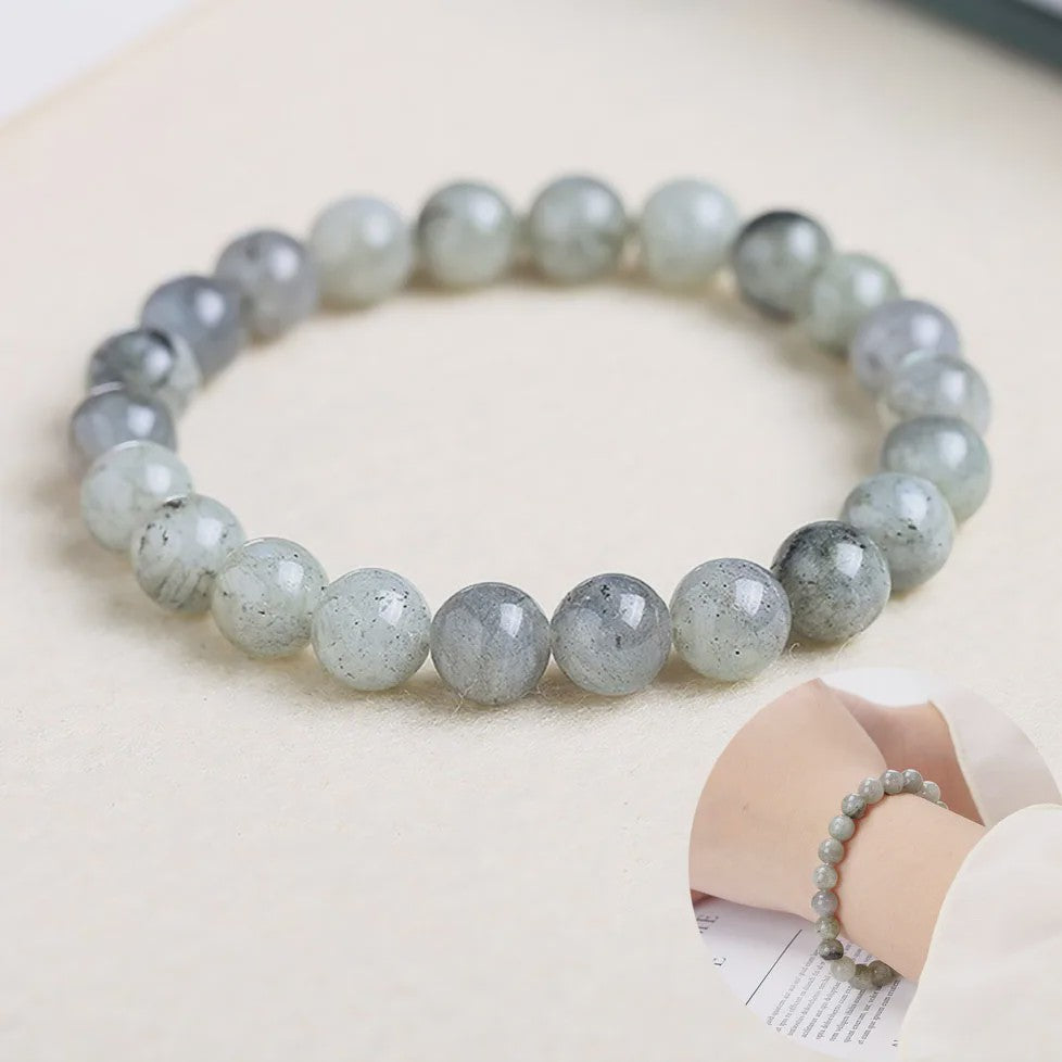 Labradorite Natuursteen Armband - Handgemaakt & Uniek voor Dames