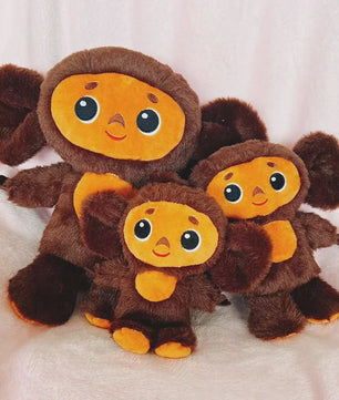 Schattige Cheburashka Knuffel - 18/23cm Pluche Aap Pop, Filmkarakter Cadeau voor Kinderen