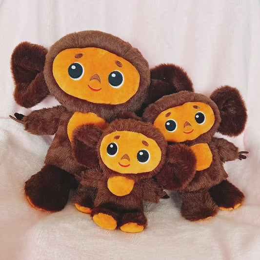 Schattige Cheburashka Knuffel - 18/23cm Pluche Aap Pop, Filmkarakter Cadeau voor Kinderen