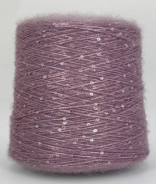 Zacht Pluche Mohair Garen met Pailletten - Kleurrijk Brei-, Haak- en Naaigaren (520g)
