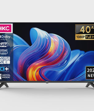 HKC 40-inch Full HD TV met Dolby Audio en Metalen Afwerking