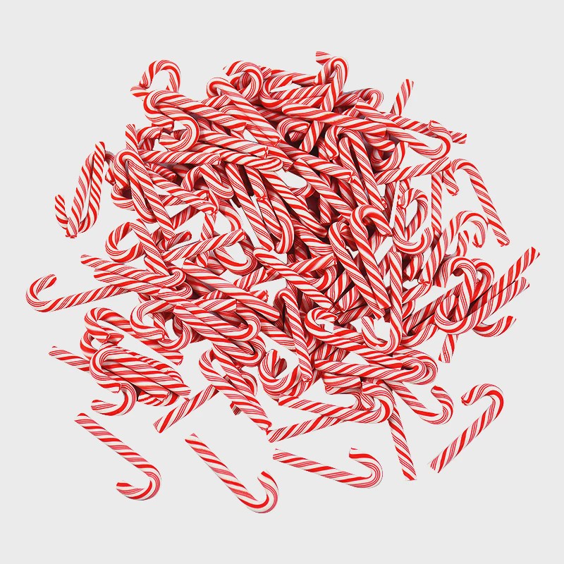Mini Kerststokjes (10/30/50 Stuks) - Kleurrijke & Rode Candy Cane Decoraties voor Kerst DIY & Huisdecoratie