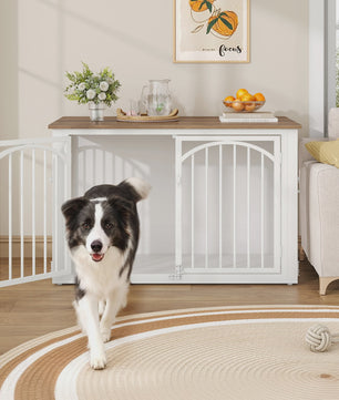 Hondenkooi Meubel 100cm - Stijlvolle Hondenbox als Bijzettafel voor Middelgrote tot Grote Honden