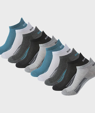 5/10 Paar Katoenen Sneakersokken Heren & Dames - Ademend Mesh & Comfortabel