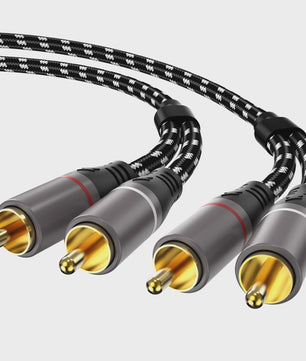 HIFI RCA Audiokabel 2RCA naar RCA - Stereo Audio Verbinding voor Home Theater, TV, Versterker