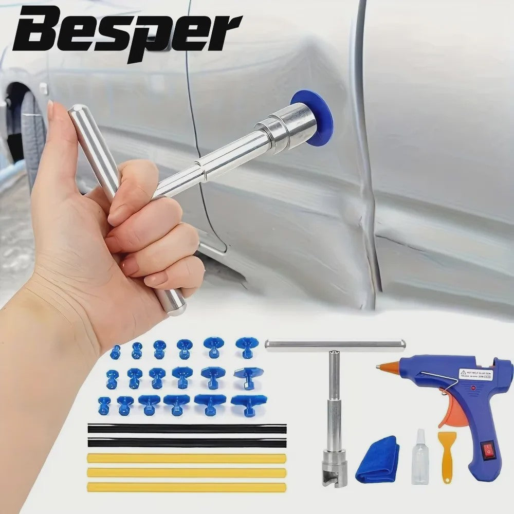 Professionele Deuktrekker Set voor Auto's - Lakloze Deukverwijdering Kit