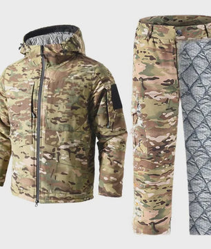 Warme Heren Parka Winterjas - Thermisch, Camouflage & Tactisch