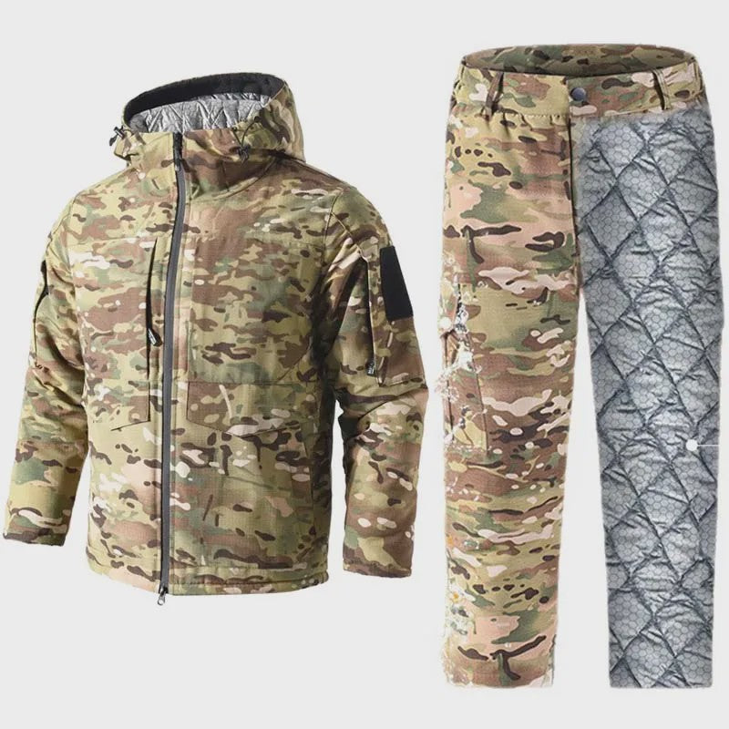 Warme Heren Parka Winterjas - Thermisch, Camouflage & Tactisch