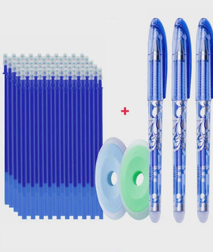 Set Uitwisbare Gelpennen met 55 Navullingen - 0.5mm - Kantoor & School