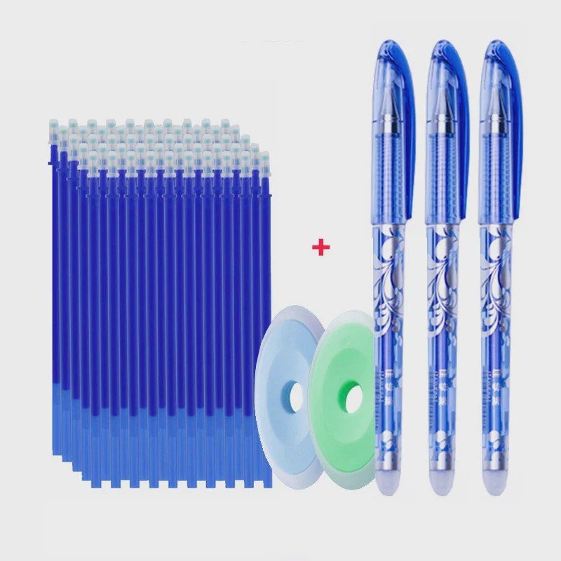 Set Uitwisbare Gelpennen met 55 Navullingen - 0.5mm - Kantoor & School