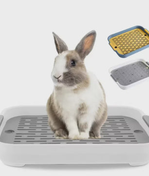 Knaagdier Toiletbak - Hoektoilet voor Konijn, Hamster, Cavia & Meer