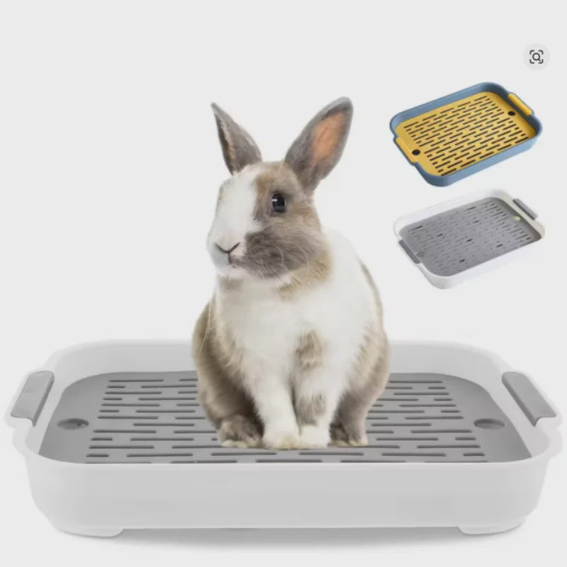 Knaagdier Toiletbak - Hoektoilet voor Konijn, Hamster, Cavia & Meer