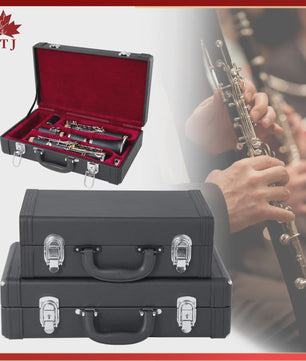 Draagbare Hardcase Klarinet Koffer - Waterdicht en Stevig Opbergtas