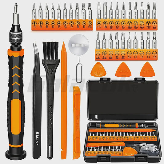 40-delige Precisie Schroevendraaierset: Essentieel Gereedschap voor Elektronica Reparatie