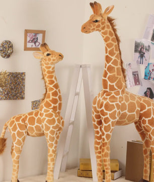 Grote Realistische Giraffe Pluche Knuffel - 35-120cm - Zacht Cadeau & Decoratie