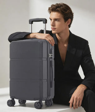 YONSLY Hardcase Koffer 16/20/24/28 Inch - Lichtgewicht 4-Wiel Trolley met Cijferslot