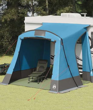 Ruime Blauw/Zwarte Polyester Daktent 285x255x245cm - Makkelijk Reinigbaar, Familieformaat