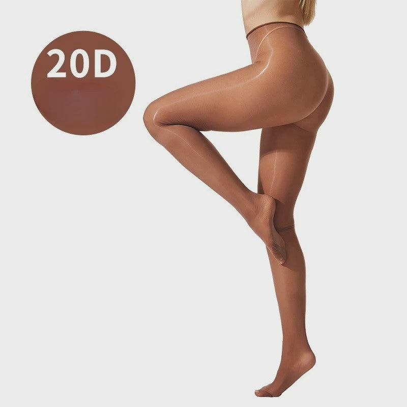 Glanzende 20D Pantyhose met Sparkle - Hoge Taille & Dans Tights