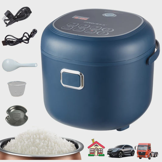 Draagbare Rijstkoker 2L - 12V/24V/220V - Auto, Camper & Thuis