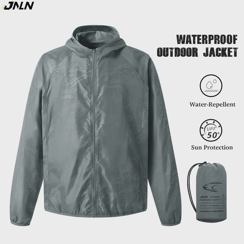 Unisex Waterdichte Outdoor Jas - Sneldrogend, Winddicht & Zonbescherming
