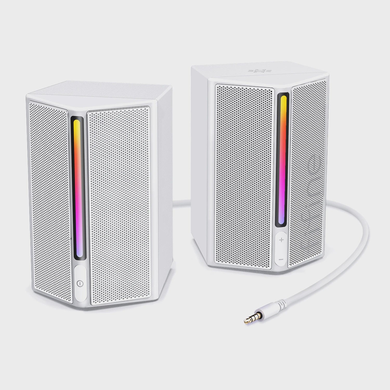 FIFINE A20 RGB PC Speakerset met Stereo Geluid - USB Powered voor PC, PS5, TV, Telefoon