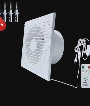 Ventilator Afzuigventilator 4, 6, 8 Inch - Badkamer, Keuken, Toilet - Wit
