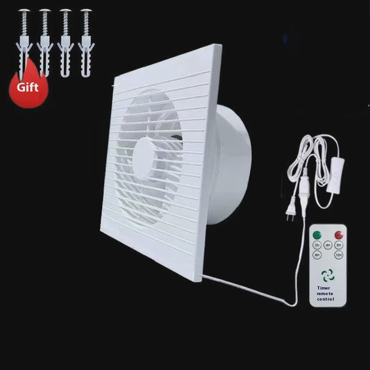 Ventilator Afzuigventilator 4, 6, 8 Inch - Badkamer, Keuken, Toilet - Wit