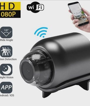 Mini WiFi Camera 1080P HD met Nachtzicht - Beveilig Huis, Kinderen & Huisdieren