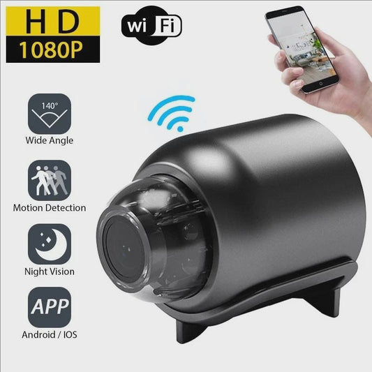 Mini WiFi Camera 1080P HD met Nachtzicht - Beveilig Huis, Kinderen & Huisdieren
