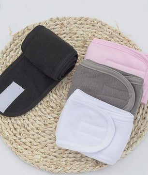 Verstelbare Make-up Haarband - Zachte Badstof Hoofdband voor Gezichtsreiniging & Yoga
