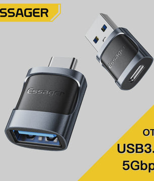 Essager USB 3.0 OTG Adapter: Type-C naar USB-A Female Converter