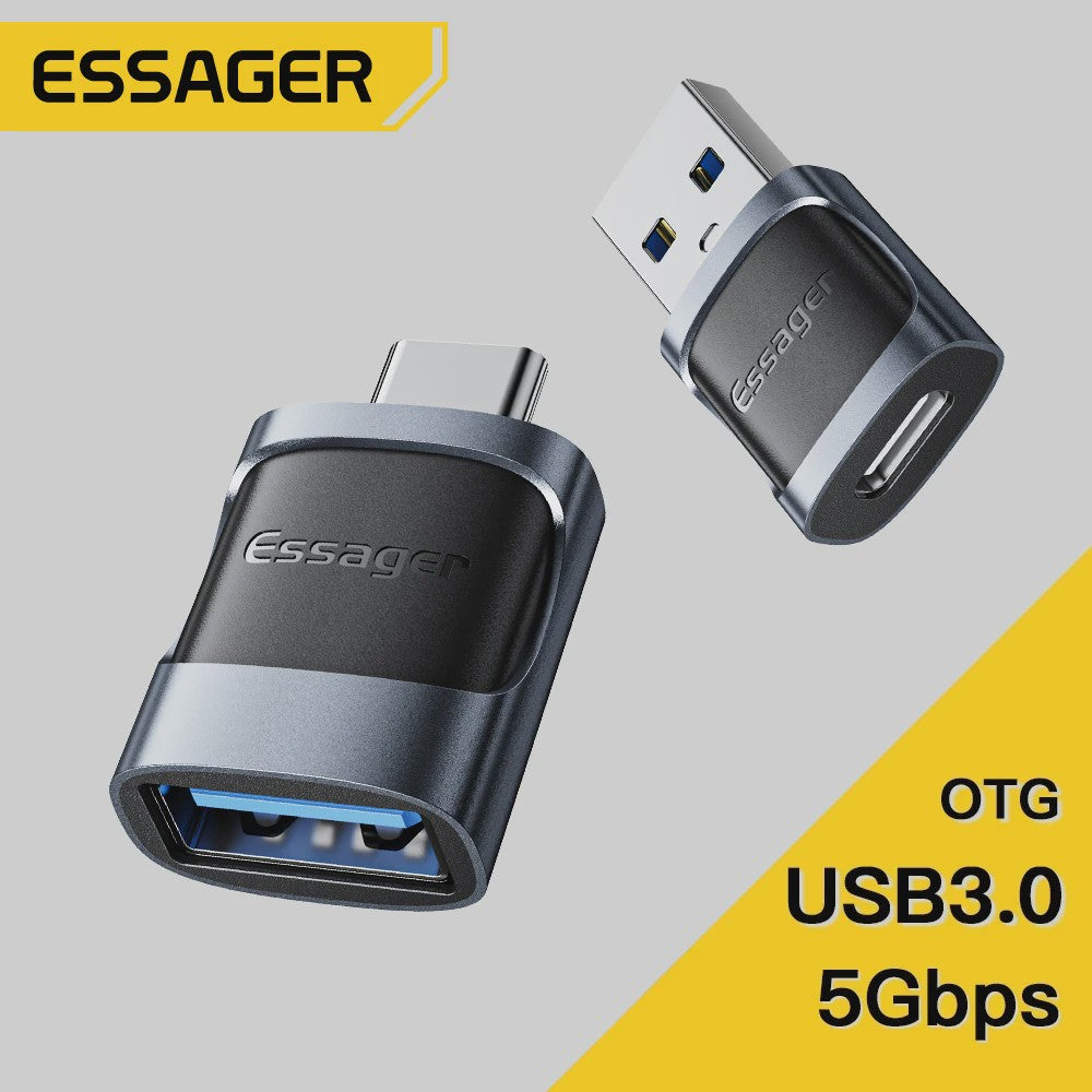 Essager USB 3.0 OTG Adapter: Type-C naar USB-A Female Converter