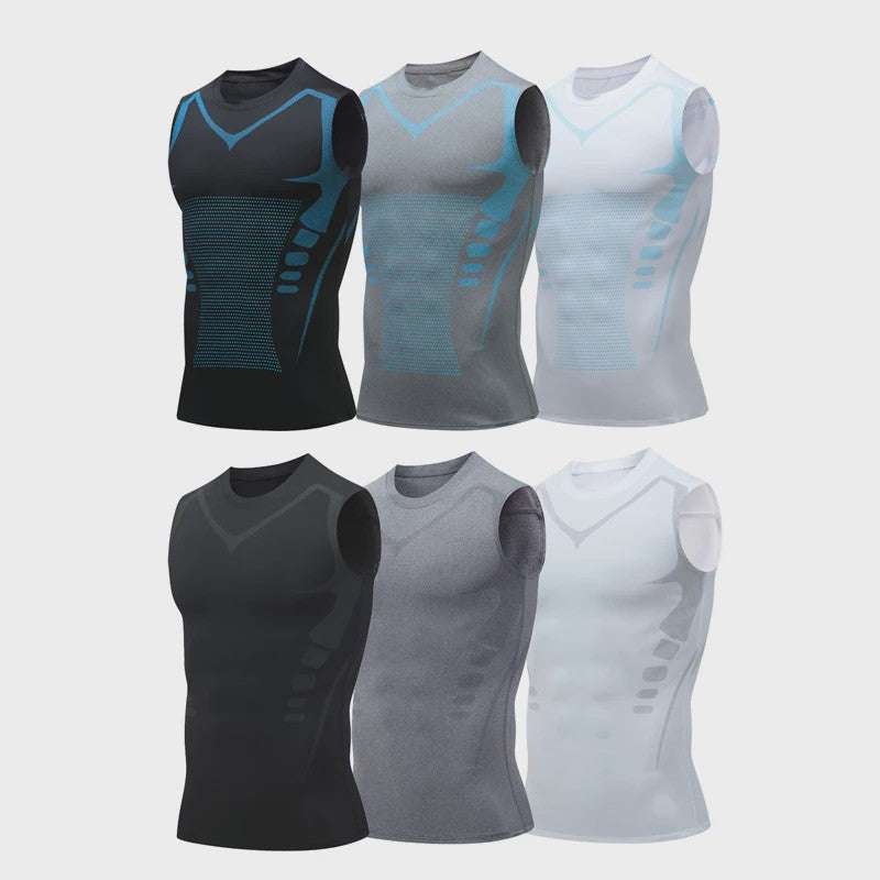 Heren Sneldrogende Ademende Tanktop - Mouwloos Sportshirt voor Fitness & Zomer Basislaag