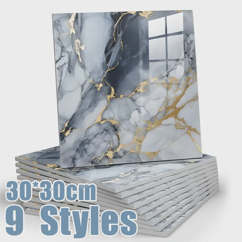 Marmerlook Wandtegels Stickers - Waterdicht & Zelfklevend - 10 Stuks