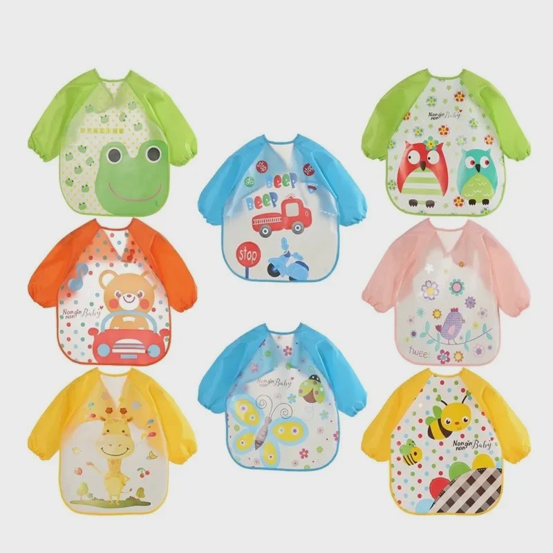 Waterdichte Slab met Lange Mouwen voor Baby's en Kinderen - EVA Materiaal