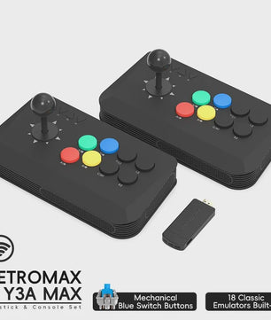 Wireless Arcade Stick Y3A Max - Pro Fight Joystick voor PC, TV Box & Retro Games