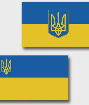 Polyester Oekraïense Vlag - 100D Kwaliteit - 3x5 FT (91x152 cm)
