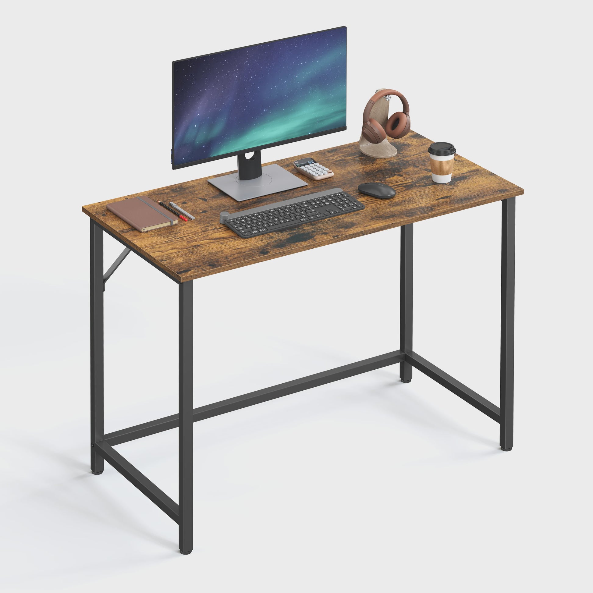 Industriële Bureau 100x50 cm - Stijlvol Werkplekmeubel voor Studie en Kantoor